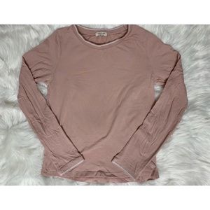 Heart & Hips pastel pink long sleeve top